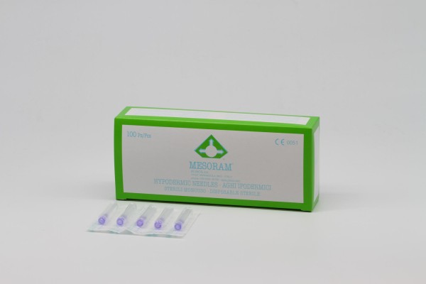 Micro-Injektions, Nadeln 30G/0,30x25mm, 100Stk.